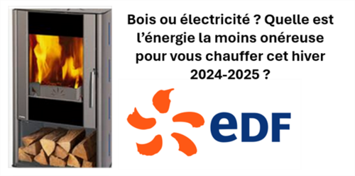 Bois ou électricité? Quelle est l'énergie la moins onéreuse cet hiver?