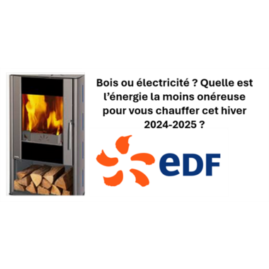 Bois ou électricité? Quelle est l'énergie la moins onéreuse cet hiver?